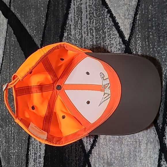 WINCHESTER GUNS EMBROIDERED ORANGE HUNTING HAT - Picture 8 of 13